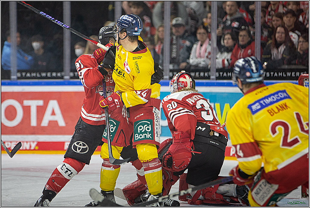 PENNY DEL; Koelner Haie- Duesseldorfer EG; Koeln, 16.12.2022
